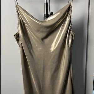 Super cute shimmer gold dress